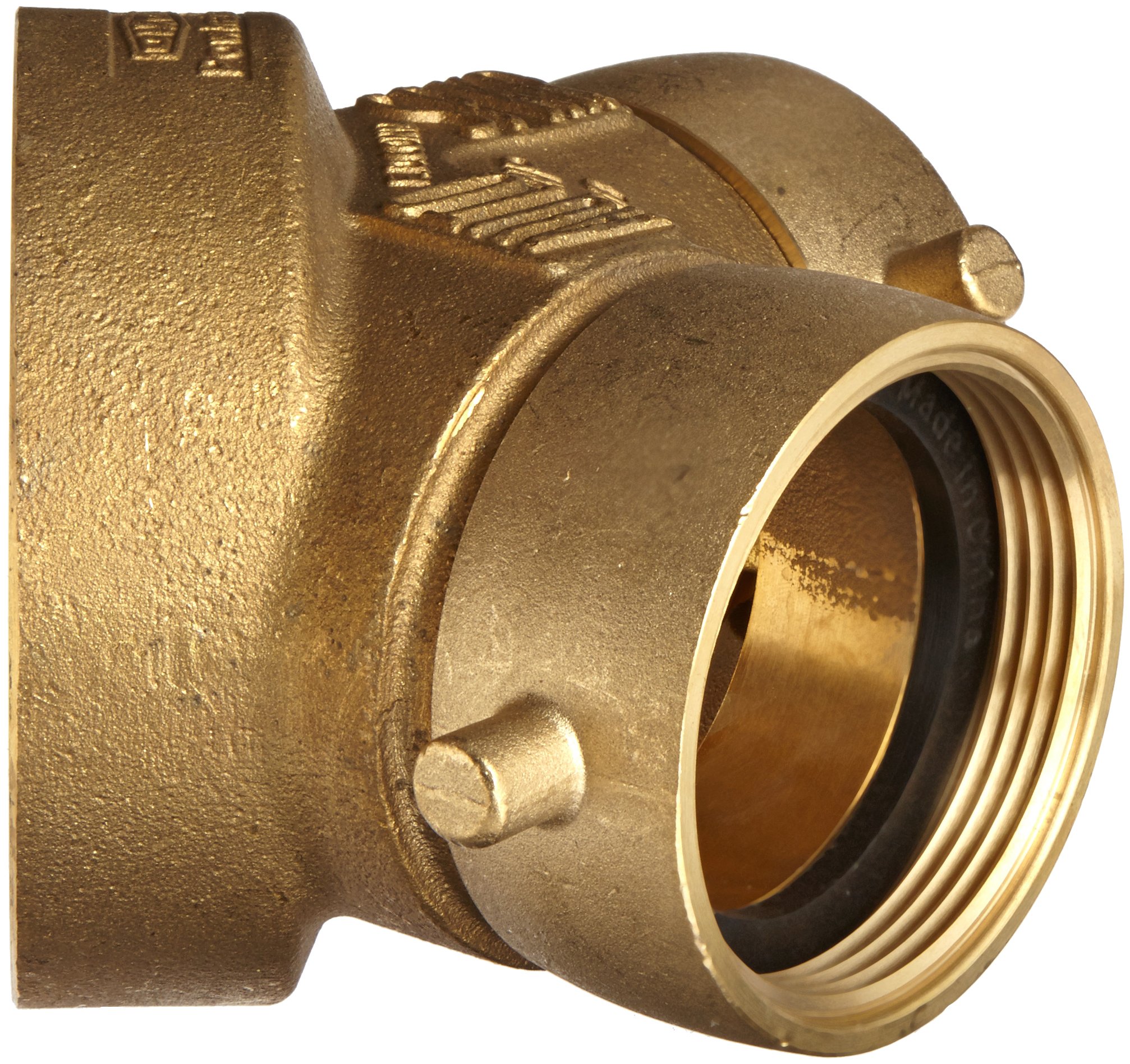 Dixon Valve SCS4025F Cast Brass Single Clapper Siamese Fire